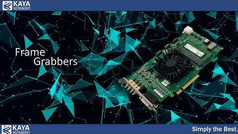 KAYA Instruments CoaXPress 2.0 Frame Grabbers