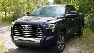 2022 Toyota Tundra Capstone Hybrid Review: Is the Hybrid the Right Choice? by Max Landi Reviews 1,576 views 1 year ago 8 minutes, 9 seconds