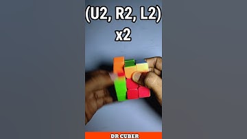 Plus minus pattern  on cube #drcuber #shorts #ytshorts #rubikscube