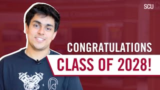 Congratulations on your admission to Santa Clara University!