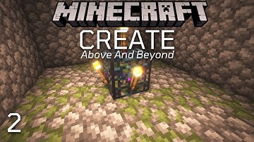 Create Above and Beyond Survival |S1 #2 Exploring the caves!