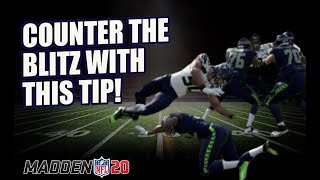 Easiest Way to Counter the Blitz in Madden 20!