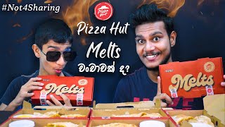 PIZZA HUT MELTS වංචාවක් ද | PIZZA HUT MELTS | SRI LANKAN MUKBANG | MAGU ASMR