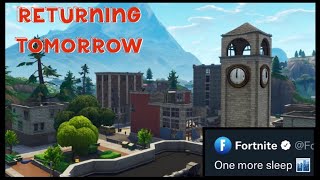 Fortnite - Tilted Towers returns TOMORROW in Chapter 3!!