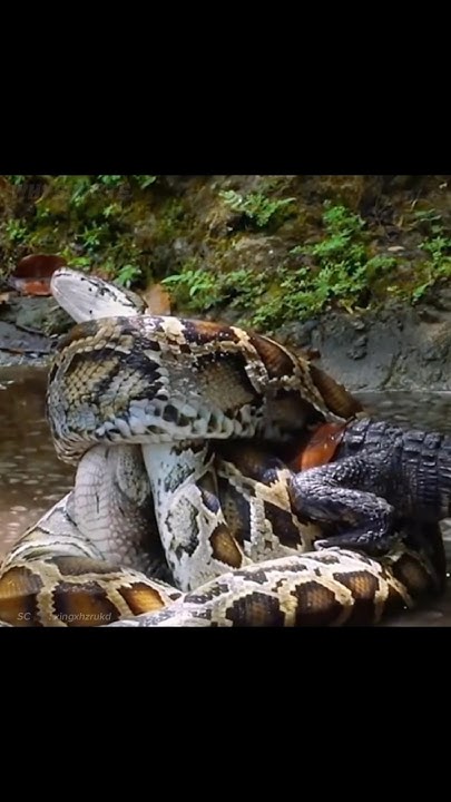 Cara unik Ular Piton Melilit Mangsanya⁉️ #shorts #python - YouTube
