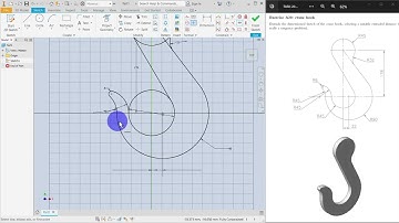 TASK 20 CRANE HOOK AUTODESK INVENTOR PROFESSIONAL