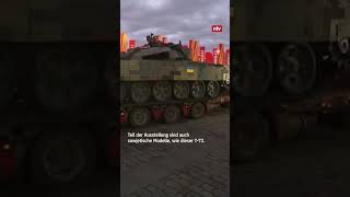 Leopard 2 in Moskau - Russland führt Kriegsbeute vor | #ntv #shorts #ukraine #russland #putin