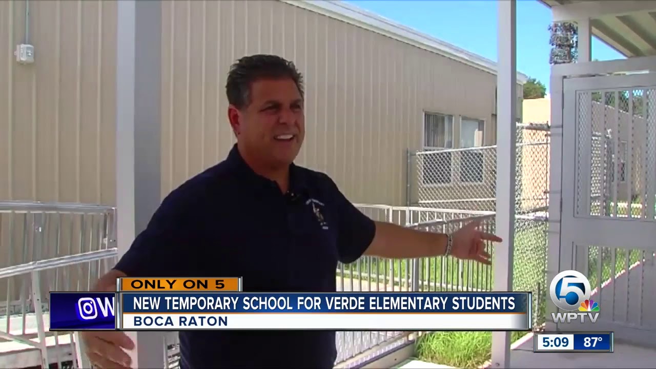 vero beach weather First look at temporary campus for Boca Raton elementary schools