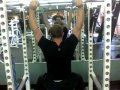 Behind the neck presses with chains