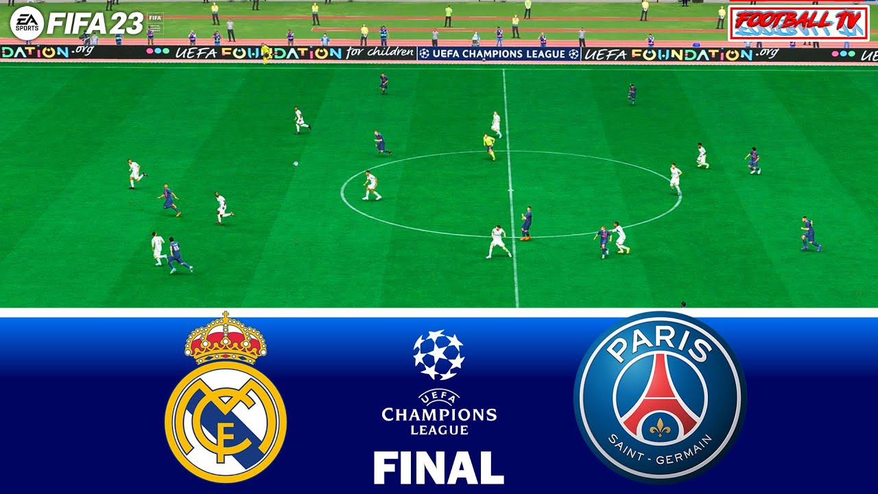 FIFA 23 - Real Madrid vs PSG - UEFA Champions League 2024 Final PC Gameplay EA Sports