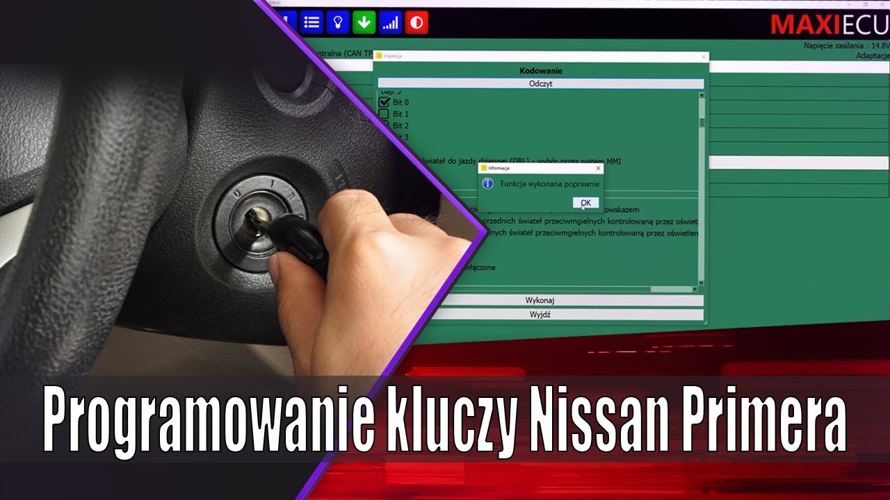 Programowanie Kluczy W Nissan Primera - Maxiecu - Youtube