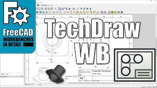 Technische Zeichnungen in FreeCAD erstellen - Die TechDraw Workbench (DE) / technisches Zeichnen