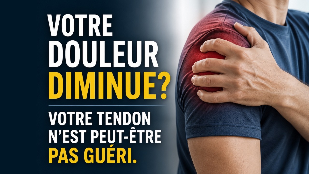 Votre tendon ne guérit pas seulement parce que la douleur disparaît