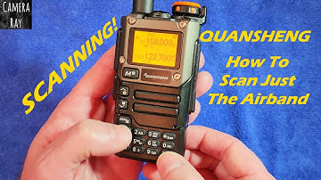 Quansheng UV-K6 UV-K5 Scan Only Airband Frequencies