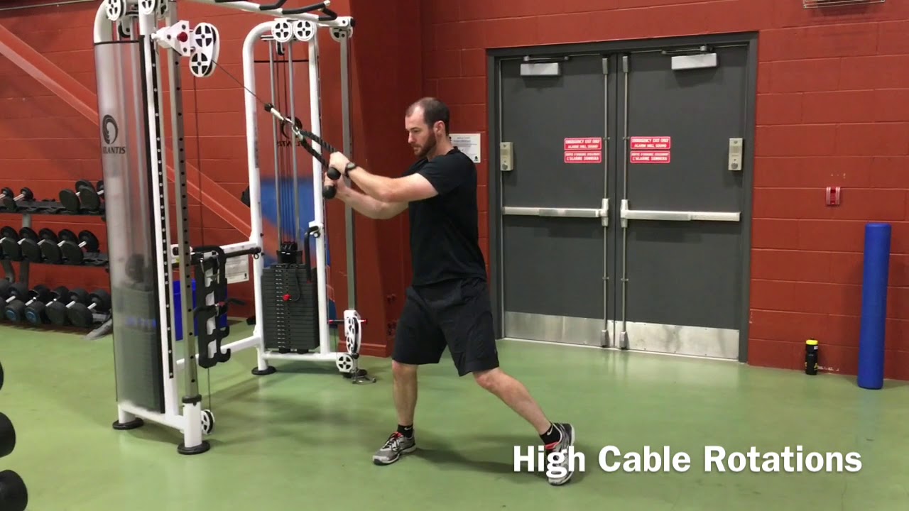 High Cable Rotations YouTube