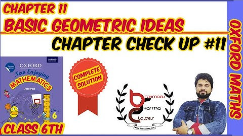 class 6 chapter check up 11 | 6th Oxford math solution | @BrahmdevSharmaClasses