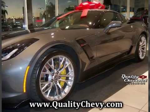 2015 Corvette ZO6 Coupe Shark Grey Metallic Christmas - YouTube
