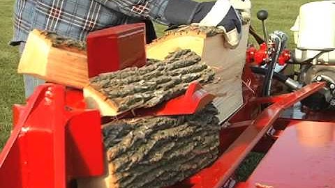 Model 4490 commercial grade log splitter with 4-way wedge