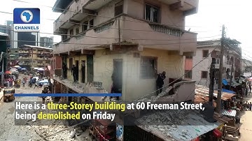 Lagos Begins Demolition Of Distressed Buildings