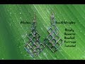 Simply Squares Beaded Earrings