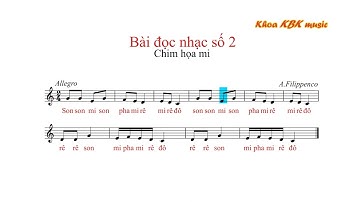 BÀI ĐỌC NHẠC SỐ 2- LỚP 8 ( CHÂN TRỜI SÁNG TẠO)