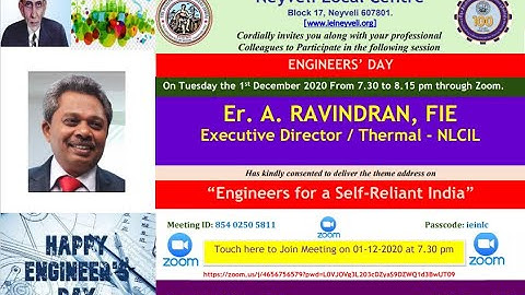 IE(I) Neyveli - Engineers for a Self-Reliant India, Part 1