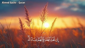 القارئ عبدالله الموسى - من سورة المائدة - إن تعذبهم فإنهم عبادك وإن تغفر لهم فإنك أنت العزيز الحكيم