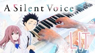 🎵 Lit (A Silent Voice / Koe no Katachi 聲の形) ~ Piano cover w/ Sheet music! chords