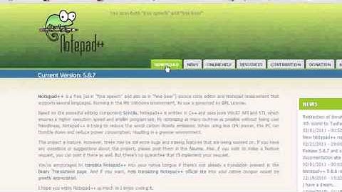 XHTML and CSS Tutorial - Downloading a Text Editor - Part 2