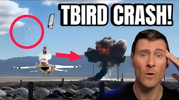 Pilot EJECTS from FIERY Thunderbird Crash!