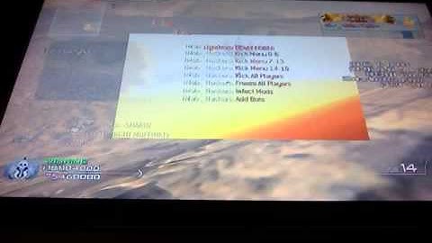 Infect able mod menu on bypass