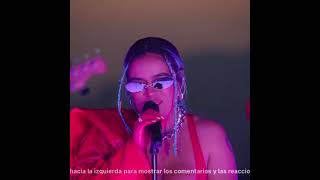 Karol G dedicando palabras a  Colombia en su " Concierto Live "❤🇨🇴🥺🙏