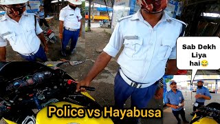 Police Reaction On My Superbike ? || Petrol Pump Wale Ne Pahechan lia ?