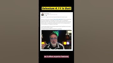 🚀 Selenium 4.11 has just been released 🙌