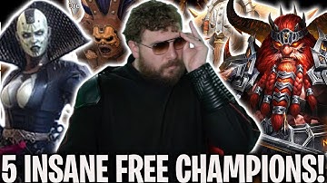 5 INSANE Free Champions - Best Promo Code for New Raid Shadow Legends Players