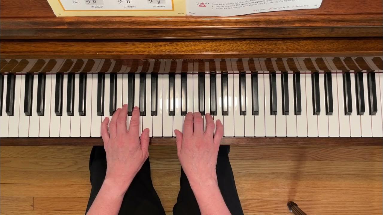 Hey Ho Nobody Home Piano Adventures Level 2B Lesson Book YouTube