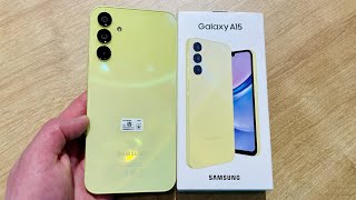 Samsung Galaxy A15 (A155) Yellow Unboxing