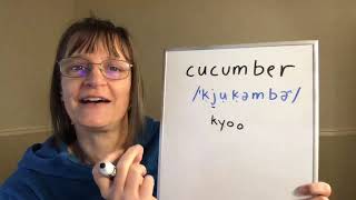 How to Pronounce Cucumber