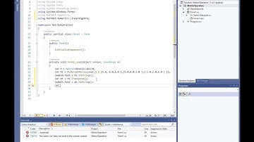 How to find determinate, Inverse and transpose of matrix in C#