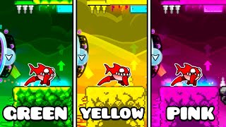 DASH but ALL COLORS | Geometry Dash 2.2