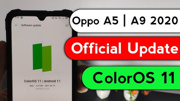 Oppo A5 | A9 2020 2020 ColorOS 11 Official Update | Oppo A9 , A5 2020 Android 11 Update Release Date