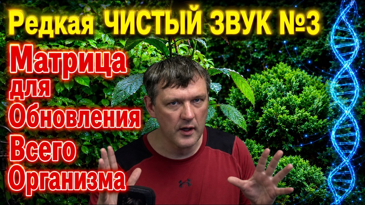 Редкая ЧИСТЫЙ ЗВУК №3 ☀️ Матрица для Обновления Всего Организма