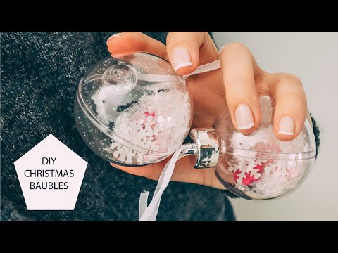 DIY Christmas Baubles // polymer clay edition