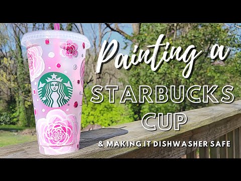 How can I repaint this Starbucks tumbler? What kind of paint should I use?  : r/howto