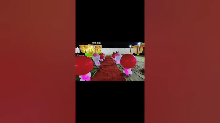 Royal👑 balloon entry #balloon #ballonexperiment #ballonentry #weddingcoupledance