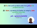 Aprenda Inglês com a biblia Matthew 1:22 and 23