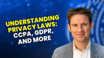 Understanding Privacy Laws CCPA GDPR and more!!🏥🔐