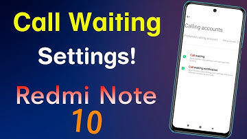 How to Enable Call Waiting in Redmi Note 10 | Redmi Note 10 Call Waiting Settings