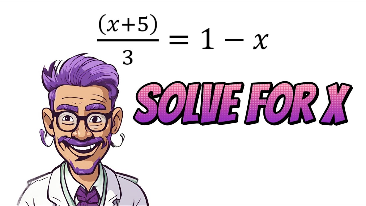 How to Solve linear equation with fractions (Grade 10 Math) - YouTube