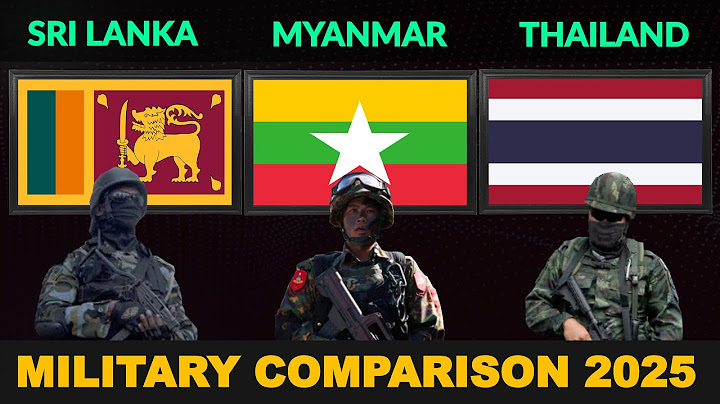 Sri Lanka vs Myanmar vs Thailand Military Power Comparison 2025 | Defense Tube